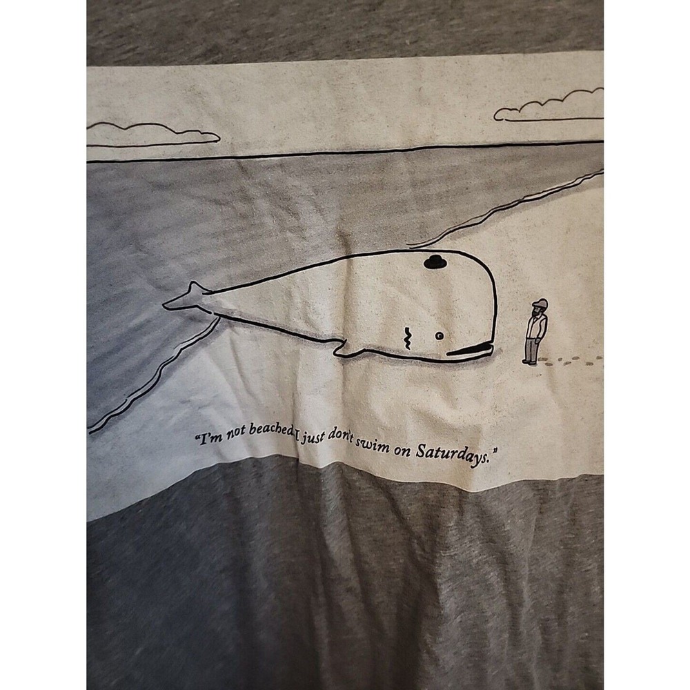 A BEACHED WHALE WEARS A HASIDIC RABBI HATShirt 2XL Excellent CR3 NWT